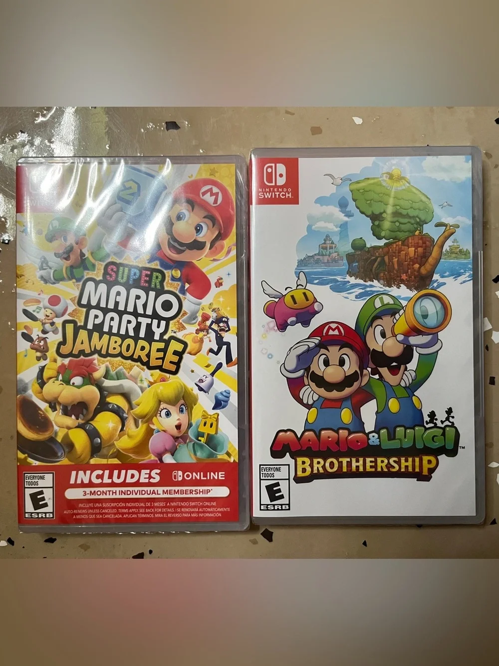 Nintendo Switch Mario & Luigi Game Bundle - Brothership and Jamboree